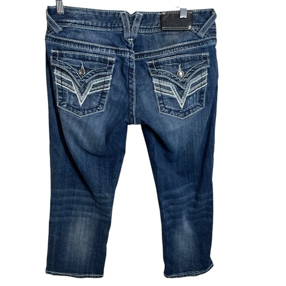 Vigoss The New York Capri women’s size 3/4 bling jewel buttons - Picture 2 of 10